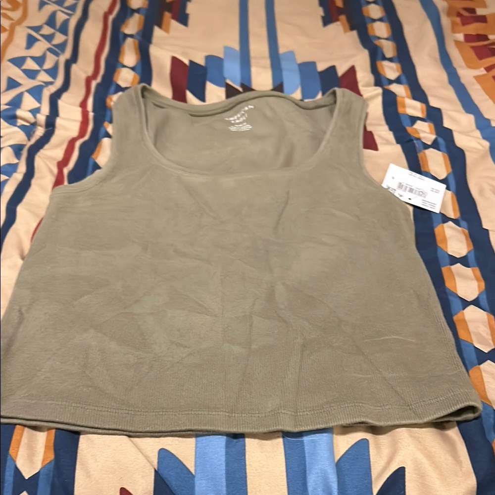 Women's Olive Green Tank Top